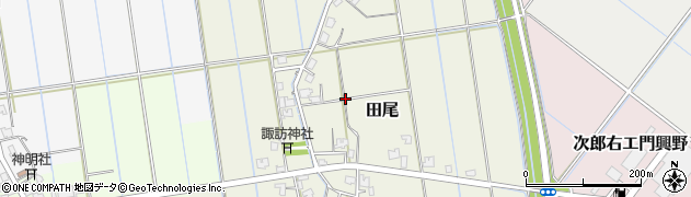 新潟県新潟市南区田尾周辺の地図