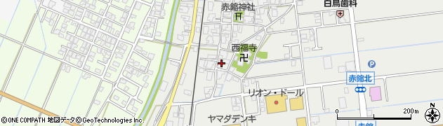 新潟県新潟市西蒲区赤鏥480周辺の地図