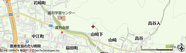 福島県福島市渡利（諸仏山）周辺の地図