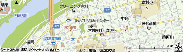 社会福祉法人福島県社会福祉協議会　認知症コールセンター周辺の地図