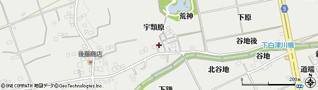 福島県福島市桜本宇類原12周辺の地図