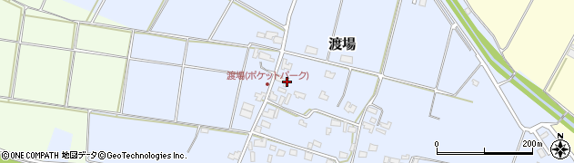 新潟県阿賀野市渡場301周辺の地図