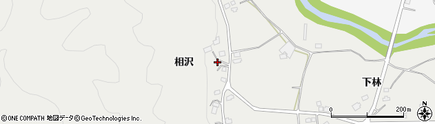 福島県福島市桜本相沢周辺の地図