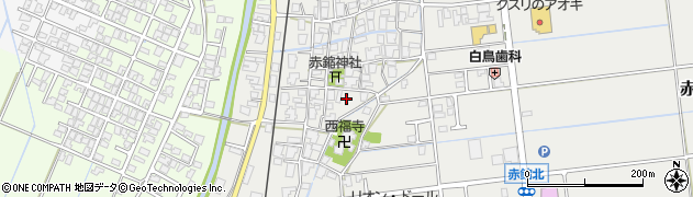 新潟県新潟市西蒲区赤鏥473周辺の地図