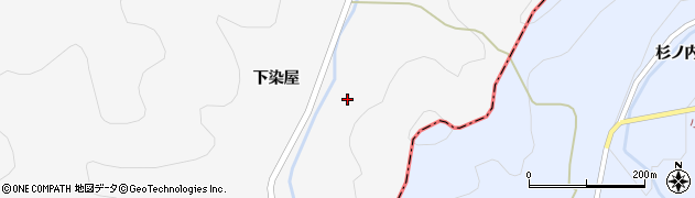 福島県福島市大波中ノ田山周辺の地図