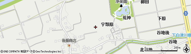 福島県福島市桜本宇類原周辺の地図
