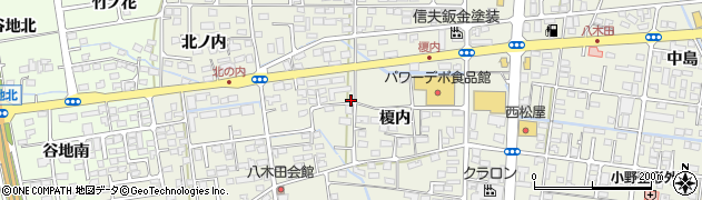 福島県福島市八木田（神明）周辺の地図