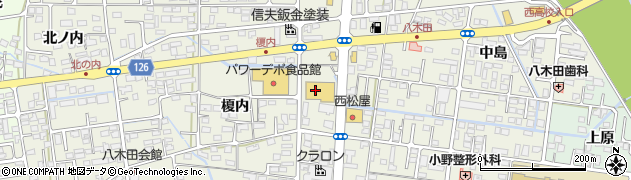 株式会社いちい　パワーデポ八木田リカーズ酒蔵周辺の地図