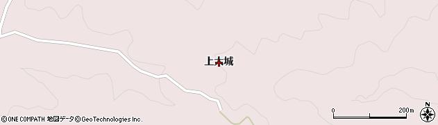 福島県伊達市霊山町石田上大城周辺の地図
