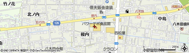 株式会社いちい　パワーデポ八木田食品館周辺の地図
