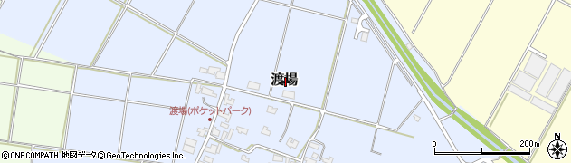 新潟県阿賀野市渡場周辺の地図