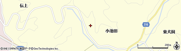 福島県伊達市月舘町布川（深田）周辺の地図