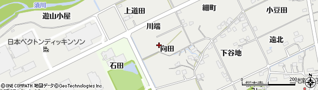 福島県福島市桜本（向田）周辺の地図