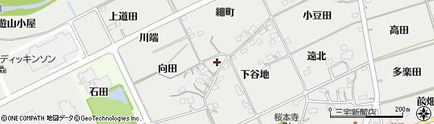 福島県福島市桜本向田34周辺の地図