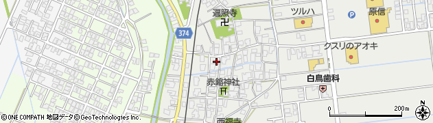 新潟県新潟市西蒲区赤鏥564周辺の地図
