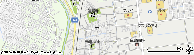 新潟県新潟市西蒲区赤鏥569周辺の地図