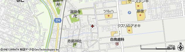 新潟県新潟市西蒲区赤鏥1171周辺の地図
