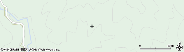 福島県西会津町（耶麻郡）奥川大字飯根（形木沢）周辺の地図