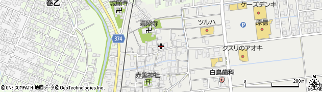 新潟県新潟市西蒲区赤鏥845周辺の地図