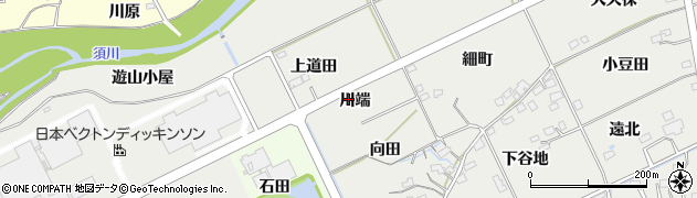 福島県福島市桜本川端8周辺の地図