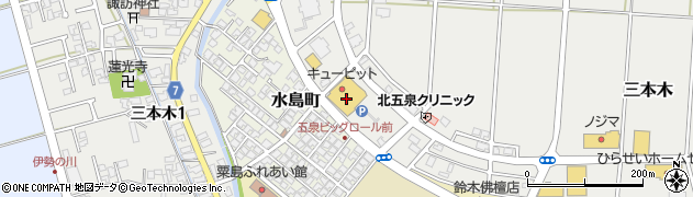 株式会社キューピット　三本木店周辺の地図