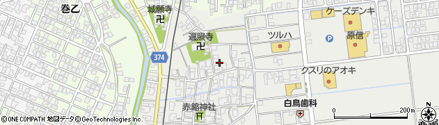 新潟県新潟市西蒲区赤鏥844周辺の地図