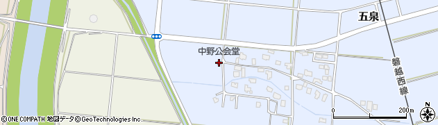 中野公会堂周辺の地図