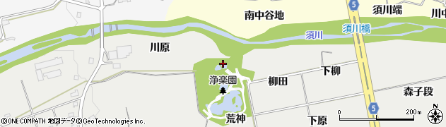 福島県福島市桜本（川原）周辺の地図