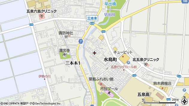 〒959-1812 新潟県五泉市水島町の地図