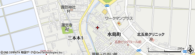 新潟県五泉市水島町周辺の地図