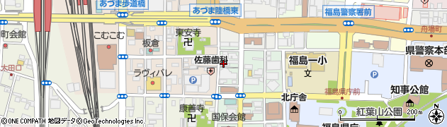 福島補聴器周辺の地図
