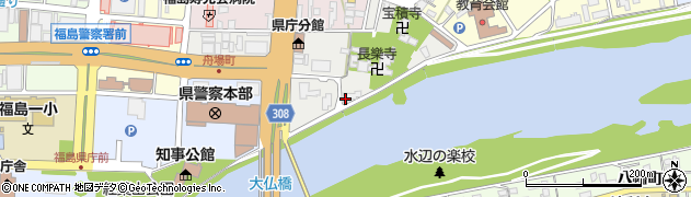 福島県福島市舟場町周辺の地図