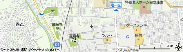 新潟県新潟市西蒲区赤鏥197周辺の地図