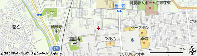 新潟県新潟市西蒲区赤鏥260周辺の地図