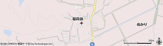 福島県相馬市富沢（稲荷前）周辺の地図
