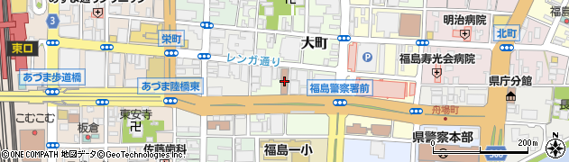 福島県銀行協会　銀行とりひき相談所周辺の地図