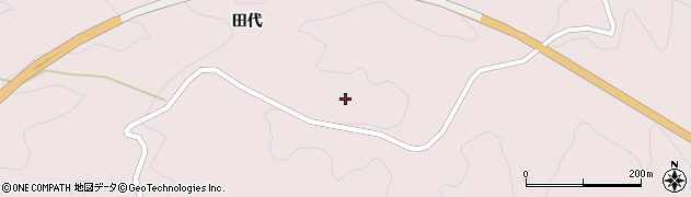 福島県伊達市霊山町石田（田代）周辺の地図