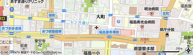 近畿日本ツーリスト株式会社　福島支店周辺の地図