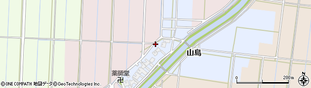 新潟県新潟市西蒲区山島周辺の地図