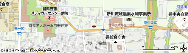 新潟市管工事業協同組合　西蒲支部周辺の地図
