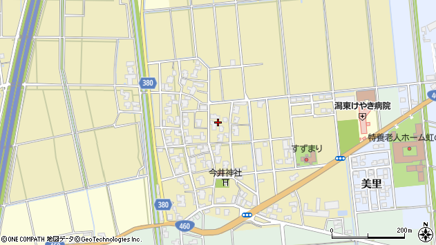〒959-0515 新潟県新潟市西蒲区今井の地図