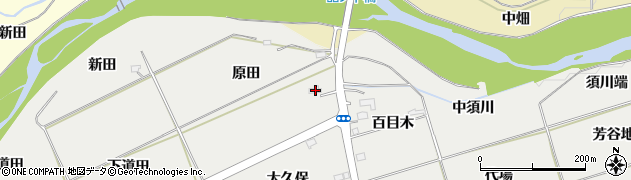 福島県福島市桜本原田58周辺の地図