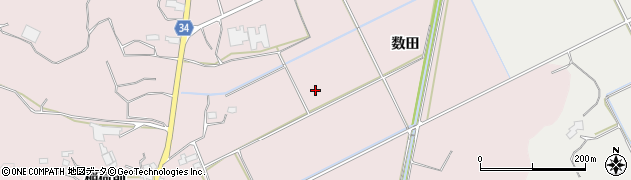 福島県相馬市富沢（数田）周辺の地図