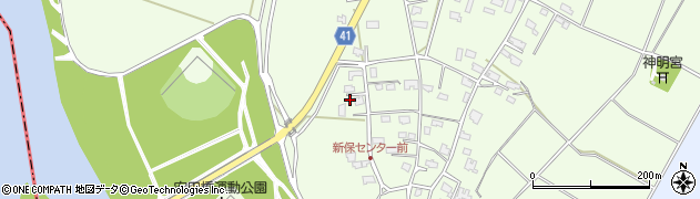 新潟県阿賀野市新保810周辺の地図
