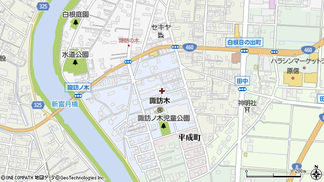 〒950-1224 新潟県新潟市南区白根水道町の地図