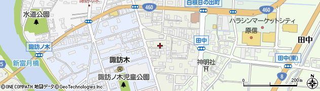 新潟県新潟市南区白根日の出町周辺の地図