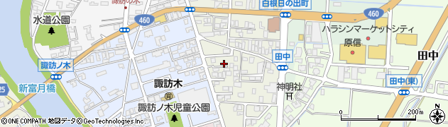 新潟県新潟市南区白根日の出町周辺の地図