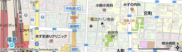 北日本銀行福島支店 ＡＴＭ周辺の地図