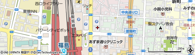 株式会社近代設計福島営業所周辺の地図