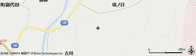 福島県伊達市月舘町御代田深田周辺の地図